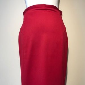 Express Brand Red High-waisted skirt, size 4